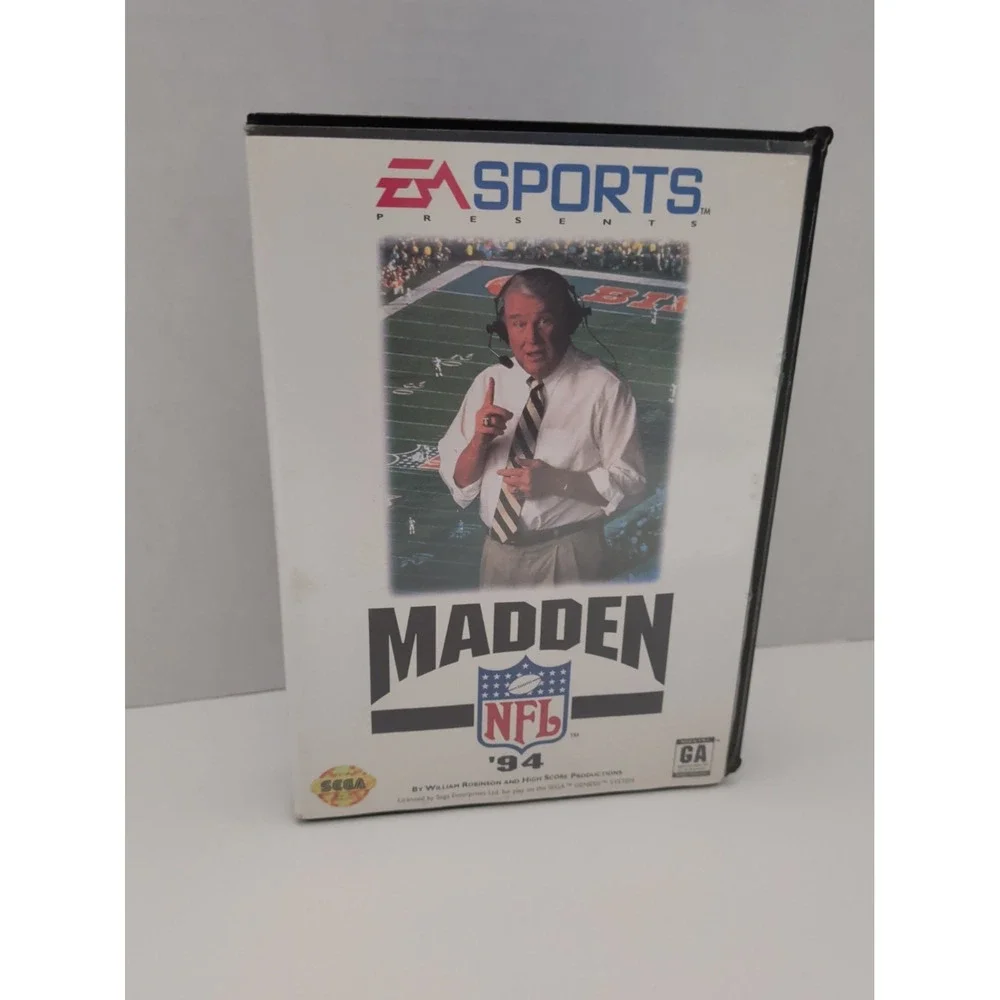 Madden NFL 94 Sega Genesis EA Sports Football Game Cartridge with Case